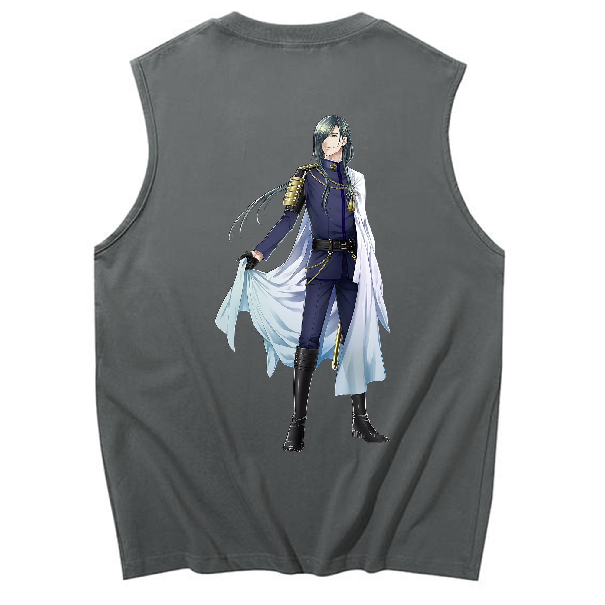 （画像用） 刀剣乱舞 Touken Ranbu コットン100％タンクトップ（背面プリント）